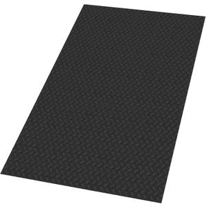 4 x 6 FT Utility Truck Bed Mat, All Weather Truck Bed Liner Mat Universal Size, Plastic Cargo Liner Protection Cargo Mat for Your Truck Van SUV Pickup Black