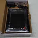 Day Date Time Clock for Seniors Elderly 3 Medication Reminders+ 5 Custom Reminders Digital Calendar Dementia Impaired Vision Memory Loss Clock(Black,8-inch) (Black)