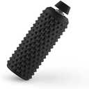 Sensory Roller Fidget Toy with Clicker, Tactile Spikes for Anxiety, Stress Relief, Pain Stimming, Autism & Over Stimulation with Lanyard (Black)