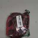 20 Yards Velvet Christmas Ribbon Roll with Gold Foil Merry Christmas Holiday Ribbon for Gift Wrapping, Xmas Tree, Crafts, Party & Home Decorations(Wine Red) (5/8inch)