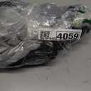 MIGOHI Full Body Dog Coat - Warm Reflective Winter Coat for Medium Dogs with Harness,Turtleneck Dog Fleece Jacket,Four-Leg Windproof Puffer Jackets Snowsuit with Zipper for Small Medium Large Dogs,M (Medium(Back:14.2"), Black)