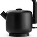 Fellow Electric Clyde Kettle - 1.5 Liter Capacity - Modern Twist On Stovetop Design, All-Purpose, Stainless Steel - Warm Water for Ramen, Oatmeal, Tea, Coffee & more - Large Capacity (Matte Black)