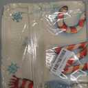 Artoid Mode Red Snow Snowman Winter Placemats Set of 4, 12x18 Inch Seasonal Holiday Christmas Place Mats for Party Dining Table