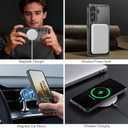 for Samsung Galaxy S25 Wallet Case with Card Holder, RFID Blocking 2 in 1 Detachable Magnetic Card Holder Flip Kickstand Credit Slots Cover for Samsung Galaxy S25 6.2", Black