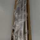 Shower Curtain Rod, 1" Diameter Heavy Duty Tension Shower Rod, Non Slip Adjustable 28-74 inch No Drill Shower Curtain Rods Spring Tension For Bathroom, Shower Stall, No Rust, Brushed Nickel