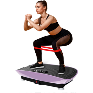 Vibration Plate Exercise Machine, Fitness Platform Shaking Full Body, Vibration Plate for Lymphatic Drainage,Motor Speed Control , Home Training Equipment for Weight Loss & Toning