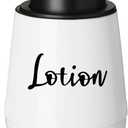 Bathroom Countertop Dispensers-Modern Ceramic Soap Lotion Dispenser Bottles, Hand Soap Dispenser for Bathroom, Dish Soap Dispenser for Kitchen, Easy-to-Press Pump (White, Labeled Lotion)