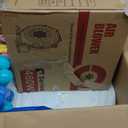 White Bounce House with Blower Included, 9x9x7FT Inflatable Bounce House Castle with Ball Pit and Slide,Small Jumper Bouncy Castle, Fun for Kids Birthday Party