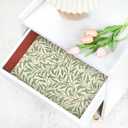 Gersoniel 10 Sheets Drawer Liners for Dresser Scented Drawer Liners Non Adhesive Scented Paper for Fragrant Home Shelf Closet(Linen,Greenery)