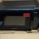 Emerson MW7302B Compact Countertop Microwave Oven with Touch Control, LED Display, 700W, 10 Power Levels, 6 Auto Menus, Glass Turntable and Child Safe Lock, 0.7 Cu., Ft. Black