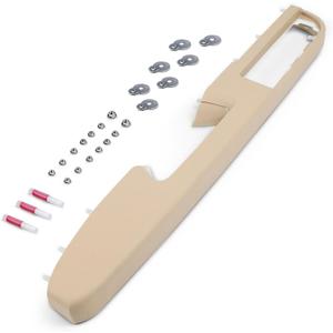 80995 Front Left Driver Side Armrest Repair Kit Fit for Chevy Silverado Suburban Tahoe Avalanche For GMC Sierra Yukon 2010-2014 Door Panel with Release Handle Above Armrest 27In - Tan - GM# 84127282