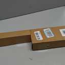 Ivilon Drapery Treatment Window Curtain Rod - Acrylic Ball 1 inch Pole. 72 to 144 Inch. Warm Gold