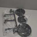 Rotating Window Plant Shelves with Adjustable Knobs, 3 Tiers Metal Wall Shelf for Plants Indoor, Sturdy Hanging Plant Holder, Window Wall Christmas Decor Shelves & Gardening Gifts