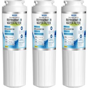 EDR4RXD1 UKF8001 Water Filter 4 Replacement for Everydrop Filter 4,Whirlpool WRF555SDFZ WRF535SWHZ WRX735SDHZ WRF535SWHV WRF555SDHV WRX735SDBM WRMF3636RZ,Maytag MFI2269VEM MFI2569YEM0 by WXOXIMI