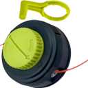 313318001 String Trimmer Head for Ryobi Homelite P2009 RY15523A RY15523AVNM RY40006, 0.095" Dual Line Auto Feed, Replaces 311759008 311759013, M10 x 1.0 Left Hand Thread
