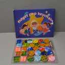 Pop Fidget Keychain It Mini Fidget Toys Bulk 30 Pack Party Favors for Kids 4-8,8-12 Year Boys Girls Push Pops Bulk Toys Its Small Prizes for Kids Classroom Birthday Party Favors Bubble Poppers