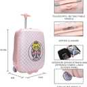 Bioworld Super Mario Brothers Princess Peach Kids' 16.5" Wheeled Luggage, osfa