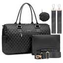 LOVEVOOK Diaper Bag Tote with Pacifier Case and Changing Pad, Large Capacity Mommy Bag for Hospital and Weekender Travel, Functional Baby Bag Newborn Baby Essential, Black