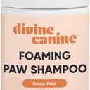 Foam Dog Paw Cleaner - Alcohol Free Foaming Paw Sanitizer Spritz - Made with Coconut, Aloe, Copaiba Oil, and Lemongrass Oil to Nourish and Clean Paws - Made in The USA (1.7 oz)