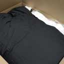 CozyLux California King Comforter Set Black, 7 Pieces Cal King Bed in a Bag Bed Comforter Set with Sheets, Luxury Soft Bedding Sets with Down Alternative Comforter, Sheets, Pillowcases & Shams