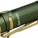 OLIGHT Baton4 Rechargeable EDC Flashlight, LED Pocket Light 1300 Lumens with Magnetic Charging Cable, 6 Modes, IPX8 Waterproof Powerful Bright Flashlight for Home, Camping and Emergencies (OD Green)