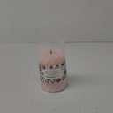 GORE 10 CM LED SWIRLSM PILLAR CNDL PNK