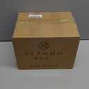 Vlando Jewelry Box for Mothers Day Teacher Appreciation Gifts, 4-Tier Jewelry Organizer with Lock, Mirror Jewelry Box for Earring, Ring, Necklace and Bracelets, Jewelry Storage for Women Girls - Beige