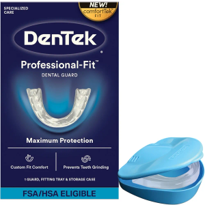 DenTek Professional-Fit Dental Guard, Mouth Guard for Grinding Teeth at Night, 1 Count
