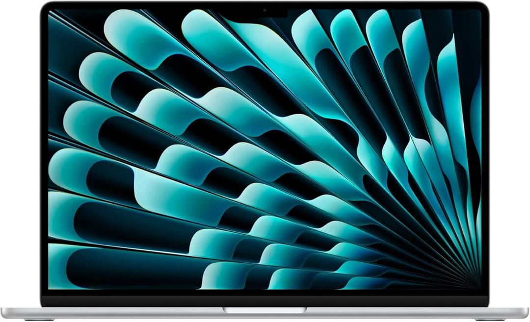 Apple 2026 MacBook Air 15-inch Laptop with M5 chip: Built for AI, 15.3-inch Liquid Retina Display, 24GB Unified Memory, 1TB SSD, 12MP Center Stage Camera, Touch ID, Wi-Fi 7; Silver