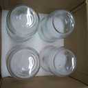 ComSaf Overnight Oats Containers with Lids (16oz+4oz, 4Pcs), Dual-Laryer Chia Pudding Jars with Dry and Wet Separation, Yogurt Parfait Cups for Oatmeal Cereal Nut Fruit, Meal Prep Glass Jars for Salad