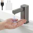 Automatic Dish Soap Dispenser for Kitchen, Touch-Free Sink Soap Pump with Silicone Extension TubeDesigned for Kitchens and Bathrooms Square