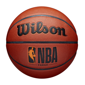 WILSON NBA Forge Indoor/Outdoor Basketball - Brown, Size 7 29.5