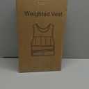 Adjustable Weighted Vest for Men Women,2-20 Lbs Adjustable Weighted Vest with Straps Womens Running Weight Vest for Walking Strength Training Fitness (Black)