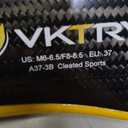 VKTRY Gold for Cleated Shoes - Carbon Fiber Performance Insoles Customized Athletic Inserts for Football, Baseball, Soccer, Golf, Lax & More | Run Fast, Jump High, US M6-6.5, W8-8.5, 121-170lb