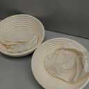 Banneton Bread Proofing Basket - 9 inch Banneton Basket Set of 2 Sourdough Proofing Basket Round Proofing Bowls Handmade Rattan Baskets and Liners