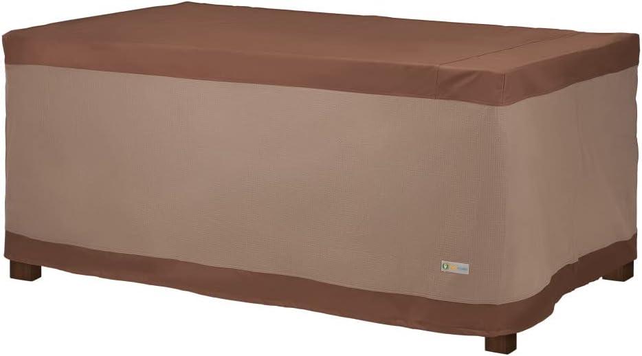 DUCKCOVERS Ultimate Waterproof 72 Inch Rectangular Patio Table Cover, Outdoor Table Cover