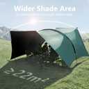 BISINNA Camping Tarp 18x13ft Car Awning Sun Shade, Extra Large