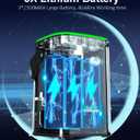 Tire Inflator Portable Air Compressor, 150PSI Compact Air Pump for Car Tires, Bicycle, Motorcycle, Ball - Rechargeable Tire Inflator with Pressure Gauge