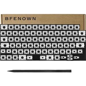 Replacement Keycaps Keys Scissor Clips Hinge for MacBook Air 13'' 15'' M4 M5 A3240 A3241 A3448 A3449, MacBook Pro 14'' 16'' M3 M4 M5 Pro/Max A3185 A3186 A3401 A3112 A3403 A3434 2024-2026 Year