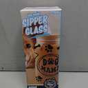 Cat Mama Sipper Glass Cup 16oz