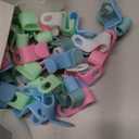 100 PCS Hanger Connector Hooks, Hangers Space Saving, Hanger Clips for Plastic Hangers (5 Color)