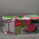 Jetson 3-Wheel Light-Up Kick Scooter, Lights on Stem & Wheels, Height Adjustable Handlebar, Rear Brake, Foldable, Ages 3+ (Bloom Pink)