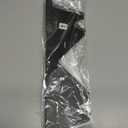 Stainless Steel Stove Gap Covers,Stove Gap Filler, Range Trim Kit, Stove Gap Guards, Heat Resistant and Easy to Clean, Easy retractable Length 13.8" to 27.5", Width 0.79",Black(2PCS)