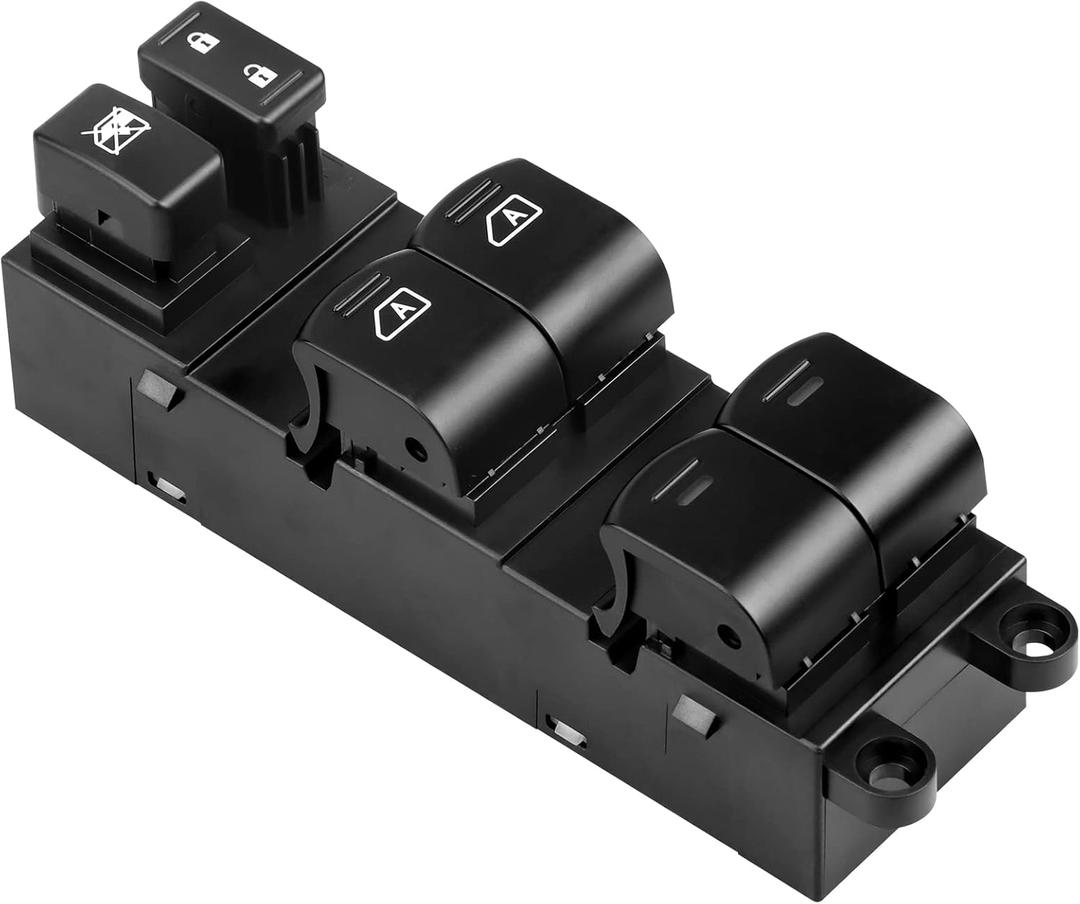 LCWRGS Master Power Window Switch Compatible with Nissan Titan 2004-2015, Nissan Armada 2005-2007, 25401-ZT10A, Front Left Driver Side Master Window Switch LCWRGS Master Power Window Switch Compatible with Nissan Titan 2004-2015, Nissan Armada 2005-2007, 25401-ZT10A, Front Left Driver Side Master Window Switch