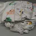 JSD Car Toddler Bedding Set, 4 Piece Bed-in-a-Bag Toddler Microfiber Comforter Sheet Set, All Season Machine Washable