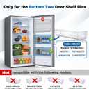 DA63-08646A Refrigerator Door Shelf Bin Compatible with Samsung RT21M6213SR