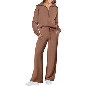 ANRABESS Women 2 Piece Outfits 2025 Fall Fashion Airport Wide Leg Pants Lounge Set Leisure Travel Vacation Clothes Sweatsuits L ANRABESS Women 2 Piece Outfits 2025 Fall Fashion Airport Wide Leg Pants Lounge Set Leisure Travel Vacation Clothes Sweatsuits L