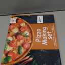 Aluminum Pizza Peel 12x14" With Foldable Wooden Handle - Metal Paddle, Rocker Cutter, and Server for Pizza Oven (Gift-Ready) (12in*14in)