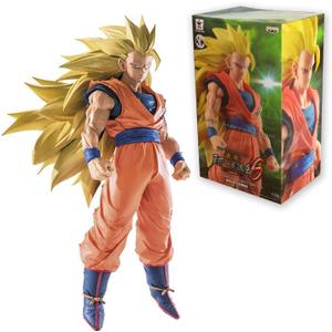 Banpresto Dragon Ball Super Saiyan 3 Goku Sculptures Big Budoukai 6 Volume 5 Figure, 6.3"