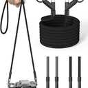 Rope Camera Strap with Quick Release Buckles, 47'' Camera Neck & Shoulder Strap, Nylon Climbing Thin Crossbody Strap